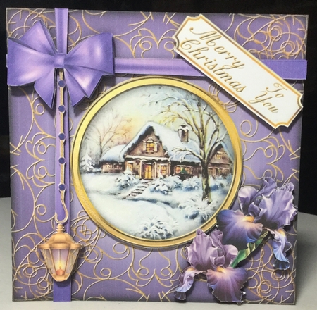 Foiled Parcel Mauve - Tuscan Winter by Rachel Capes