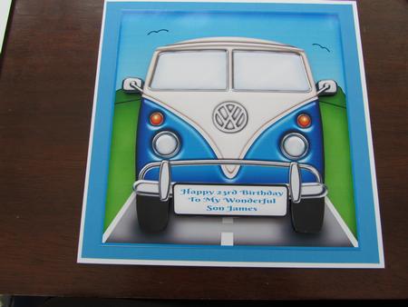7 x 7 Vw Campervan Topper by Rachel Edmunds