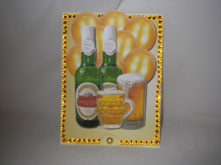 Slider-easel - Birthday Beer by rachel taylor
