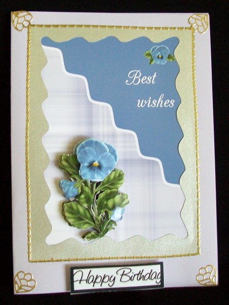 Scalloped Blue by Rae Trees
