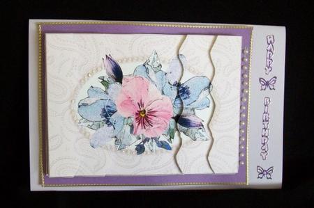 Posy & Pearls Wavey Edged Side Stacker by Rae Trees