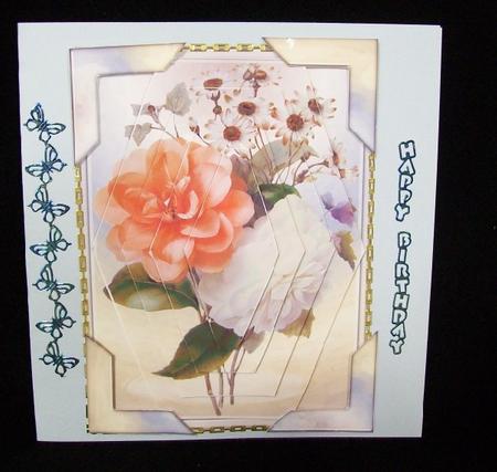 Pretty Peonies Fancy Pyramid by Rae Trees