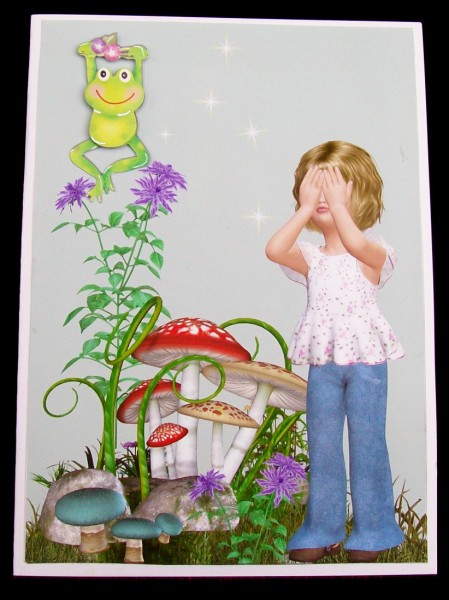 Cute Little Girl Toppers by Rae Trees