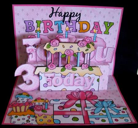 Pop & Slot - Bumper Birthday Cake - Card Kit by Rae Trees