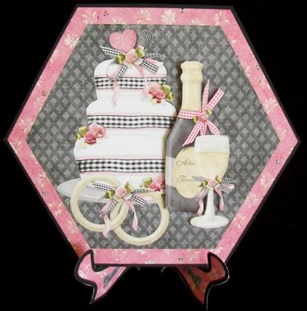 Wedding Cake Large Plate Topper by Rae Trees