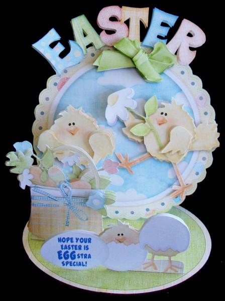 Giant Easel Tableau 3D Card Kit - Easter Fun by Rae Trees