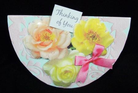 Roses Wobble Card by Rae Trees