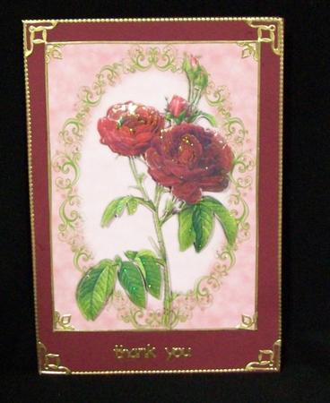 Beautiful Deep Red Roses by Rae Trees
