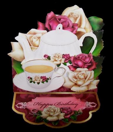 Easel Card Kit - the Perfect Tea Rose by Rae Trees