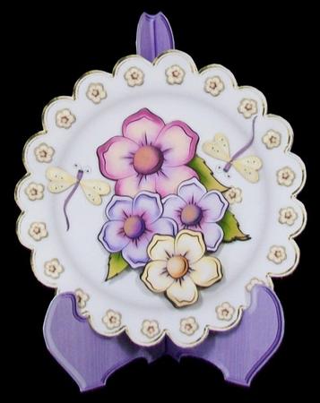Blooming Beautiful Scallop Edge Plate Card Kit by Rae Trees