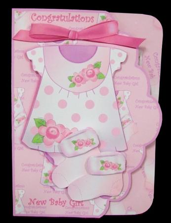 Congratulations - New Baby Girl by Rae Trees
