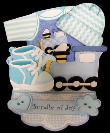 Easel Card Kit - Little Boy Blue by Rae Trees