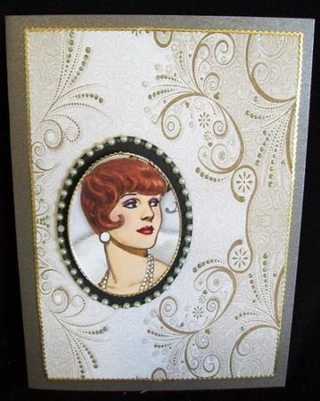 Victoriana Swirl Flourishes Backgrounds by Rae Trees