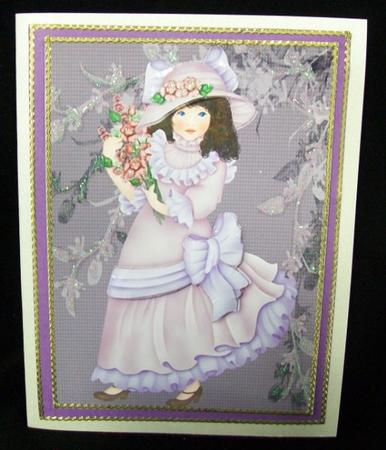 Victorian Flower Girl #3 by Rae Trees