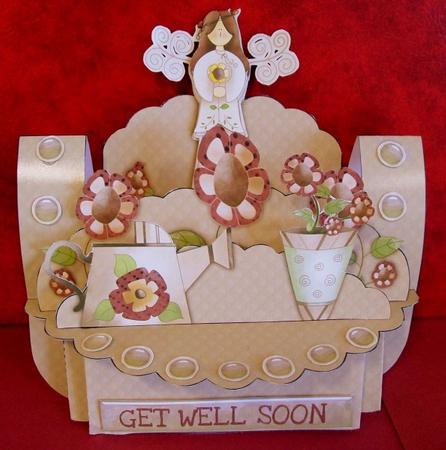 Angel in the Garden 3D Shelf Card Kit by Rae Trees