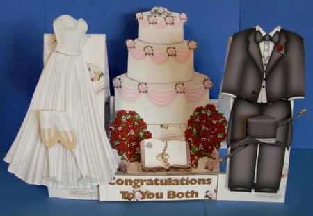 Wedding Day Decoupage Stepper card Kit by Rae Trees