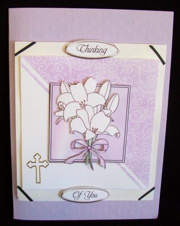 Non-religious Sympathy Quick Card by Rae Trees