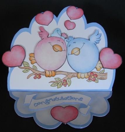 Love Birds Easel Kit by Rae Trees