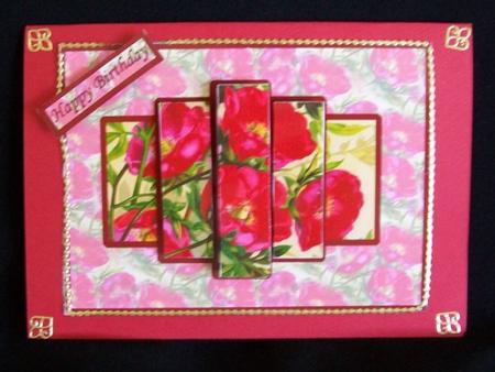 Pretty Poppies Pyramid Panel by Rae Trees