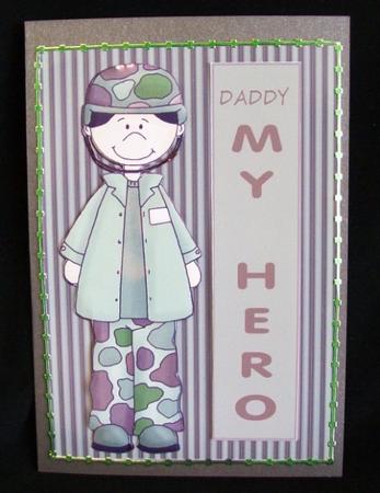 Daddy My Hero by Rae Trees