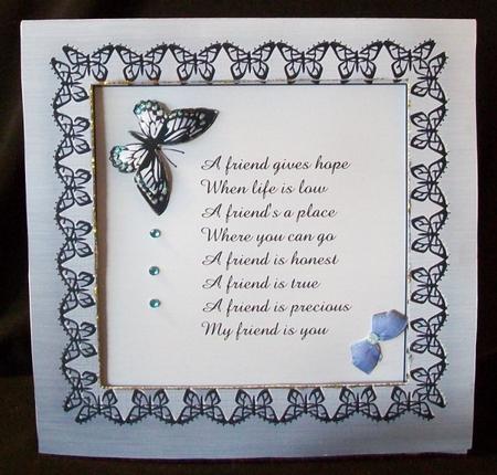 Elegant Romance Matching Insert Square Portrait by Rae Trees