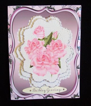 Pink Roses & Lace by Rae Trees