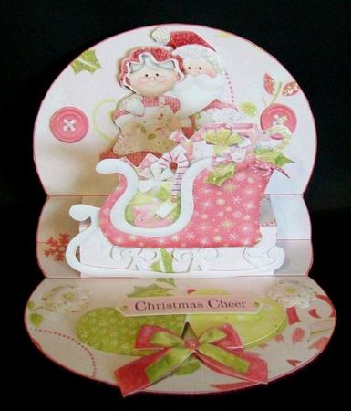Christmas Cheer 3D Mini Stepper by Rae Trees