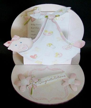 Baby Girl Sling 3D Mini Stepper by Rae Trees
