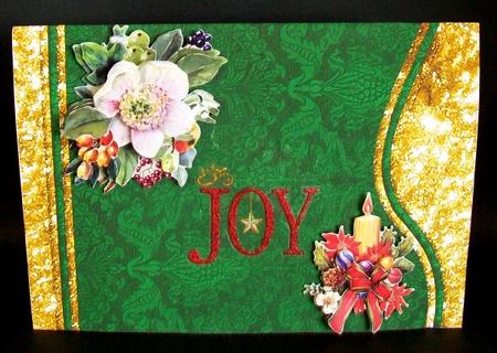 Regency Christmas 10 x Card Bases by Rae Trees
