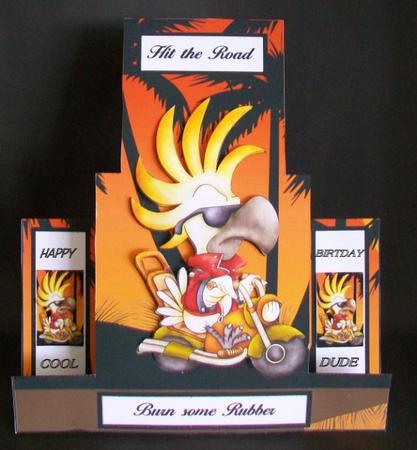 Burn Some Rubber - Single Sheet Centre Stepper by Rae Trees
