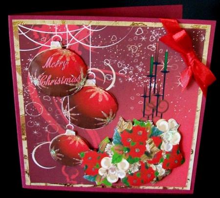 All Things Christmas with Decoupage and Insert by Rae Trees