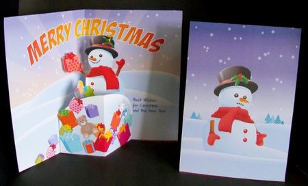 Snowman Pop Up by Rae Trees