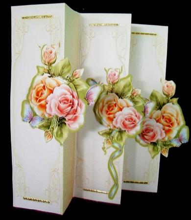 Treble Rose Fold Back by Rae Trees