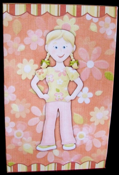 Buds N Blossoms Little Girl Pinch Bag by Rae Trees
