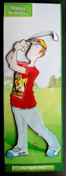 Golfer Dude Ii Large Dl by Rae Trees
