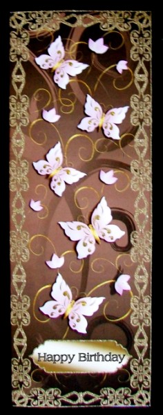 Butterflies Dl Card 8 by Rae Trees