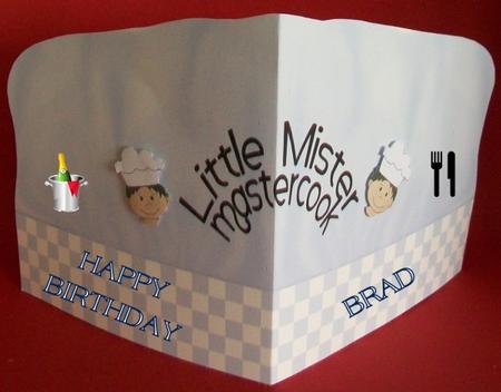 Boy Chef Card/hat by Rae Trees