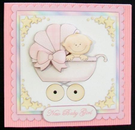 Baby Girl Scallop Edge by Rae Trees