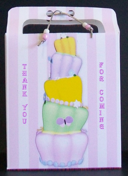 Girls/pink Birthday Favour Bag by Rae Trees
