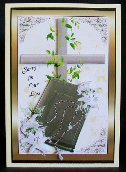 Cross and Bible by Rae Trees