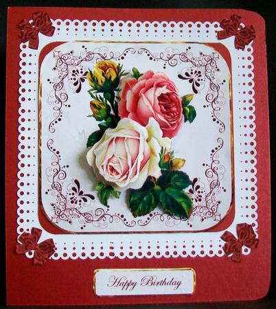 Blush Vintage Rose by Rae Trees
