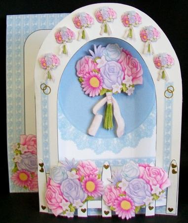 Arch Card Kit - Rose Bouquet by Rae Trees
