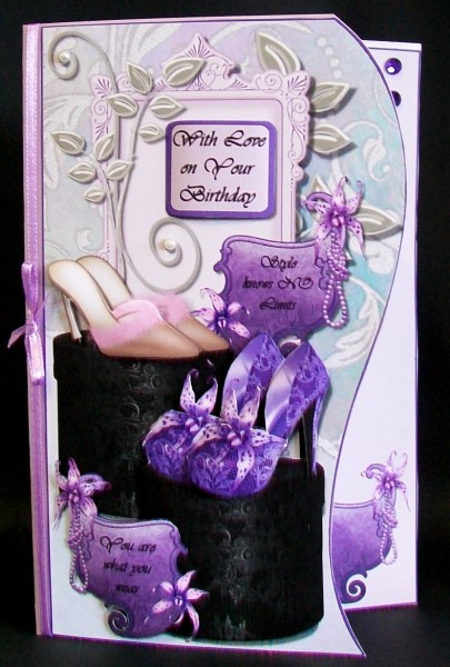 Birthday Boutique 8x8 or A5 Topper, Insert & Decoupage by Rae Trees