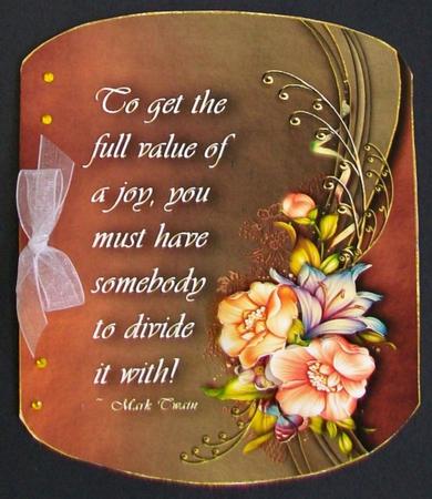 Value of Joy Tri-fold Card 2 by Rae Trees