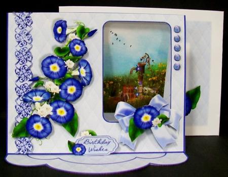 C-thru Easel 3D Card Kit - Morning Glory by Rae Trees