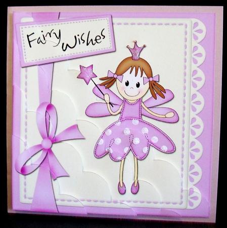 8 x 8 Fairy Twinkltoes and Lace Scalloped Corner Kit by Rae Trees