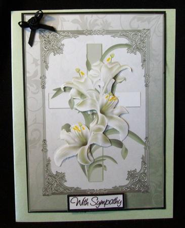 A5 Quick Make Sympathy Card by Rae Trees