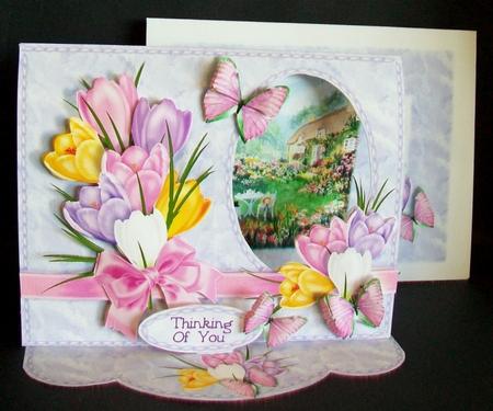 C-thru Easel 3D Card Kit - Crocus Cottage by Rae Trees