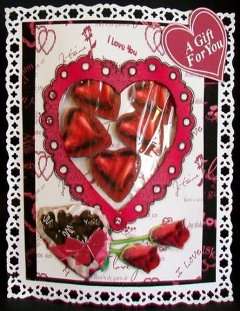 I Love You Birthday or Valentine Aperture Pocket by Rae Trees