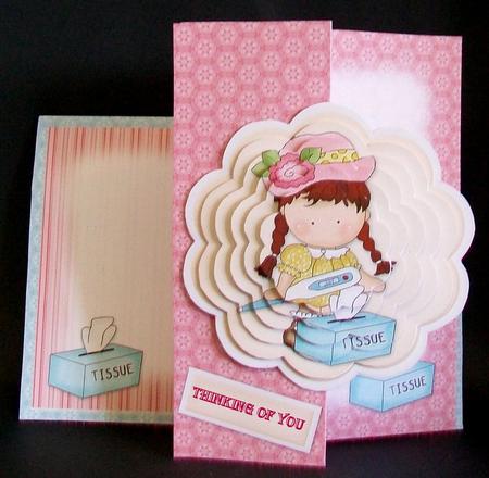 Get Well Girl Card Kit by Rae Trees